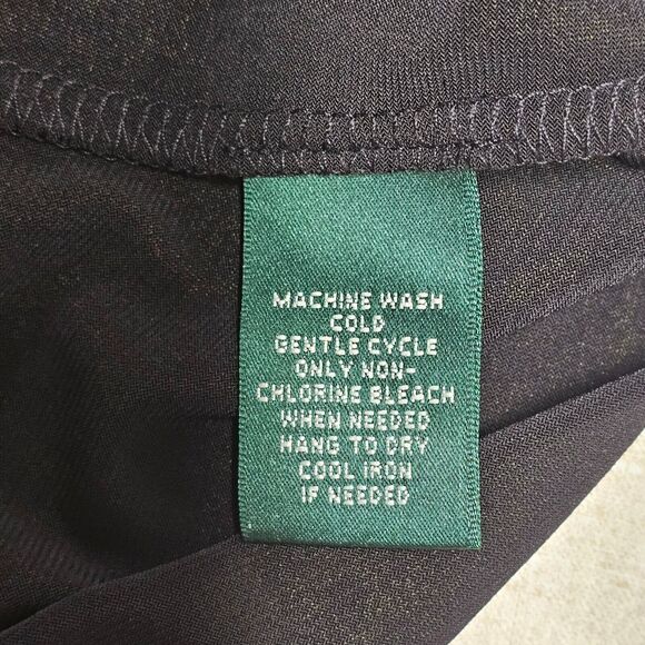 Y2K Lauren Ralph Lauren Womens Dress Sz 12 Whimsygoth Corporate Slinky Knit NWT - Picture 7 of 9